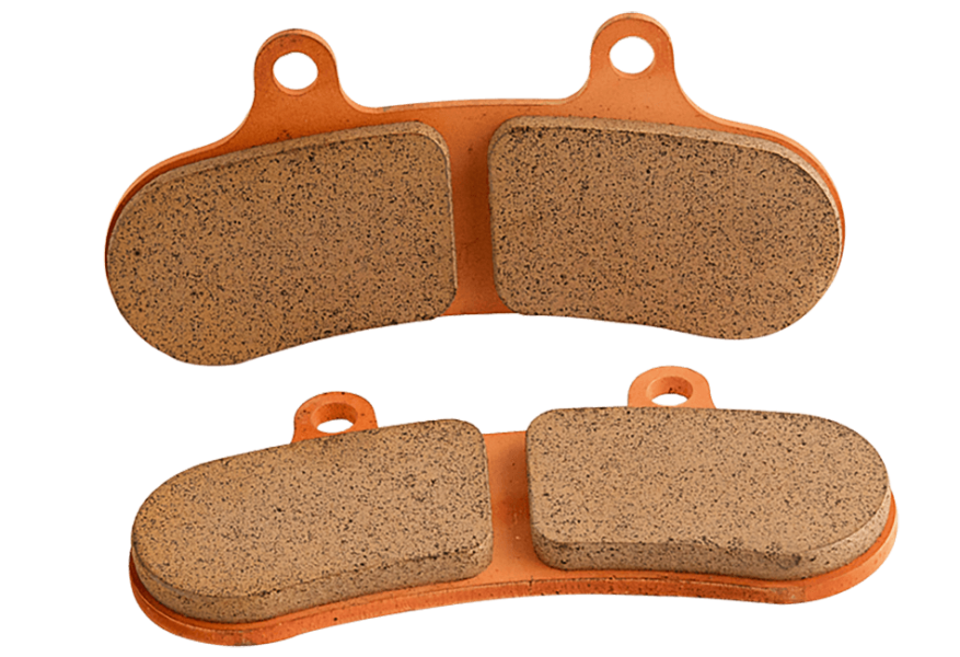 Sintered metal brake pads