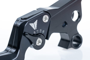 Adjustable clutch and brake lever