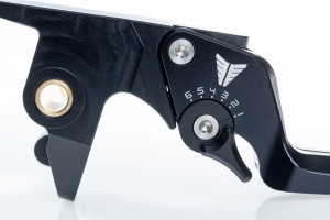 Adjustable clutch and brake lever