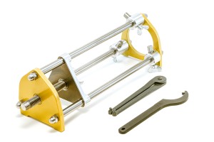 Shock strut press for assembly of lowering kit
