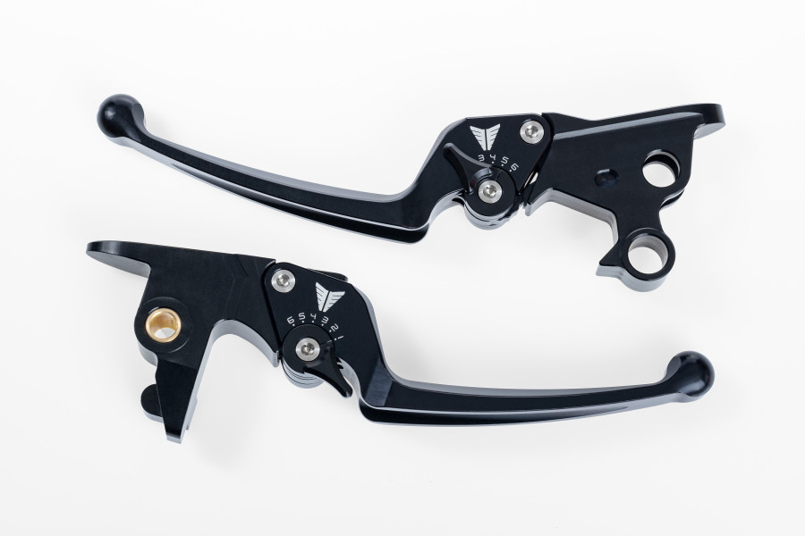 Adjustable clutch and brake lever