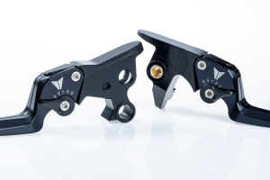 Adjustable clutch and brake lever